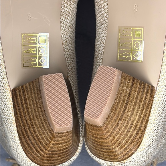 🔥🔥🔥Anthropologie Farylrobin Metallic Linen Ankle Boots Size: 8M🔥🔥🔥 - Picture 7 of 10